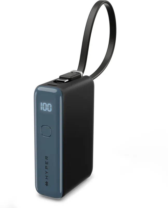 HyperJuice Flex Powerbank 10000 mAh 30W Svart