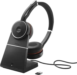 Jabra Evolve 75 SE med laddställ
