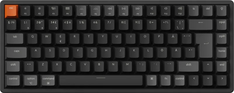Keychron K2v3 trådlöst tangentbord, RGB, Super Brown