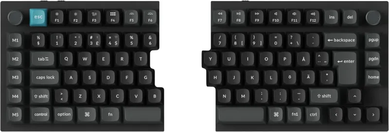 Keychron Q11 Ultra 75 % trådlöst tangentbord, POM Banana-brytare