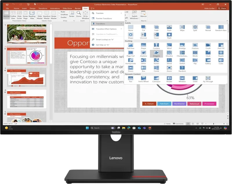 Lenovo ThinkVision 27" T27 IPS FHD 120 Hz
