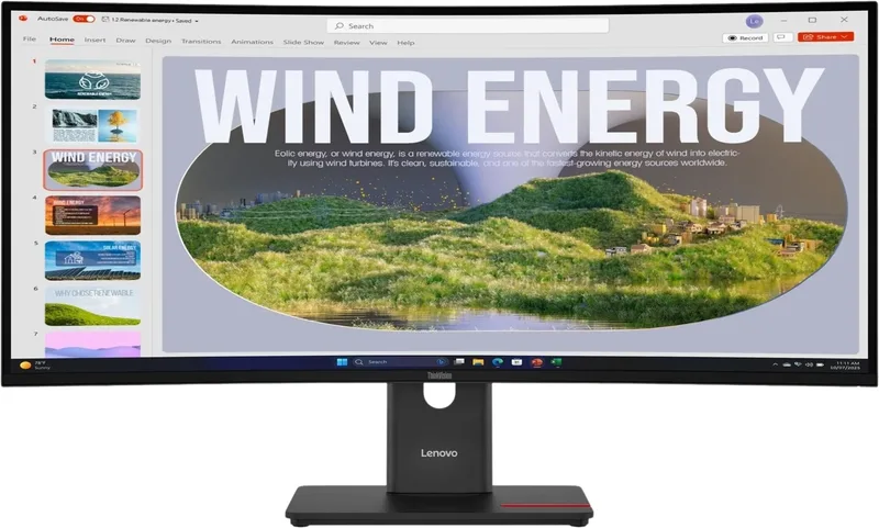 Lenovo ThinkVision 34" T34WD VA UWQHD (1500R) 120 Hz