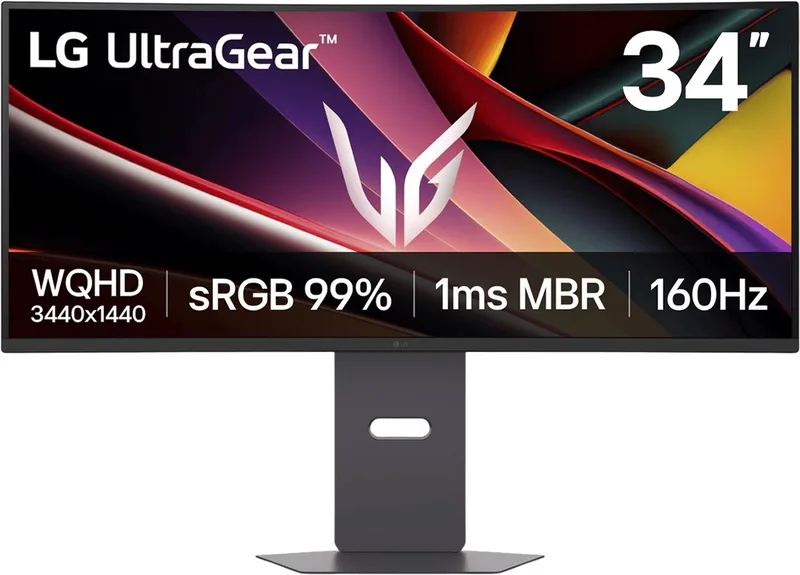 LG 34" UltraGear 34G600A VA WQHD (1800R) 160 Hz