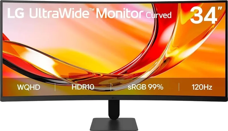 LG 34" UltraWide 34U601B VA WQHD (1800R) 120 Hz