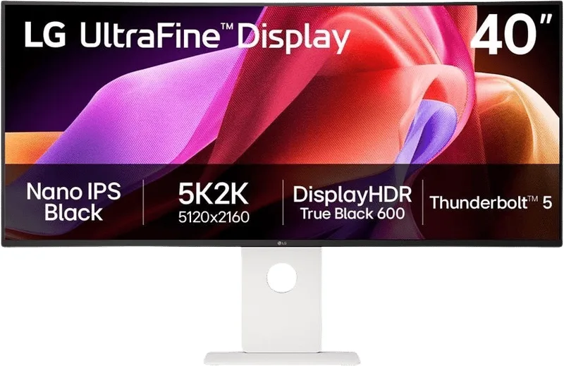 LG 40" UltraFine 40WT95UF Nano IPS Black WUHD (2500R) 120 Hz Thunderbolt
