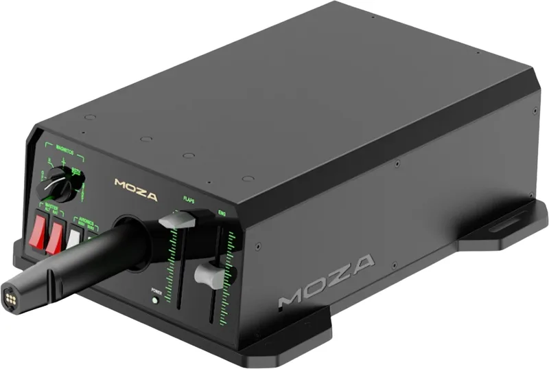 Moza AY90 flygratt med force feedback, svart