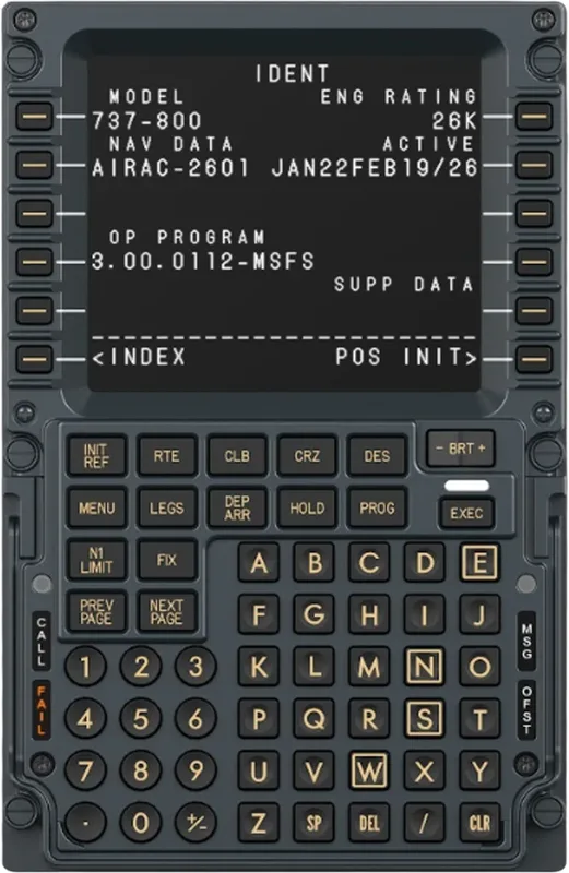 MOZA MB7F flygdatordisplay för PC
