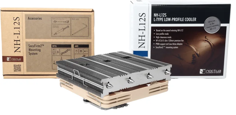 Noctua NH-L12S lågprofilkylare, 120 mm fläkt