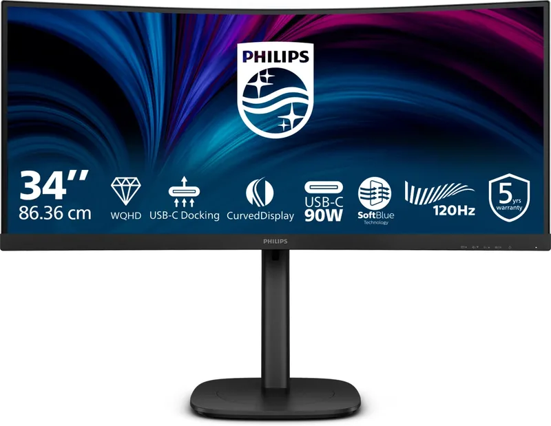 Philips 34" 34B2U3600C VA WQHD (1500R) 120 Hz