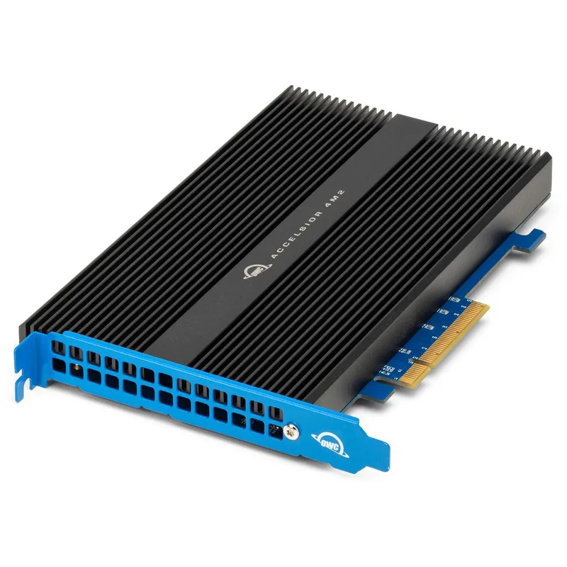 OWC 8.0TB Accelsior 4M2 PCIe M.2 NVMe SSD Adapter Card