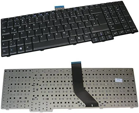 Original tangentbord Notebook Keyboard tyskt QWERTZ för Acer Aspire 6530 6930 7230 7330 7530 7730 8530 8730 8920 6530G 7530G 7720Z 7720ZG 7730G 730Z 7