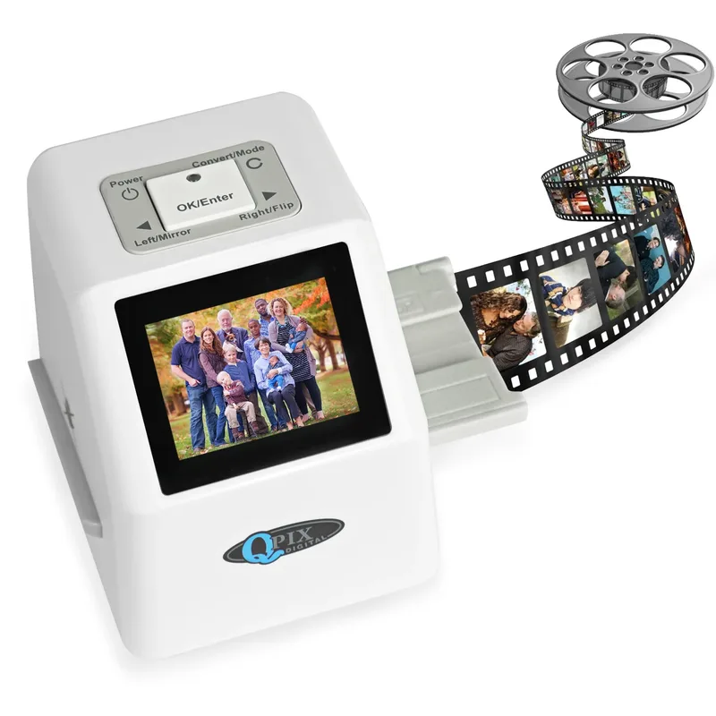 Film Slide Scanner med 2,4 ”LCD -skärm, Digital Film Converter