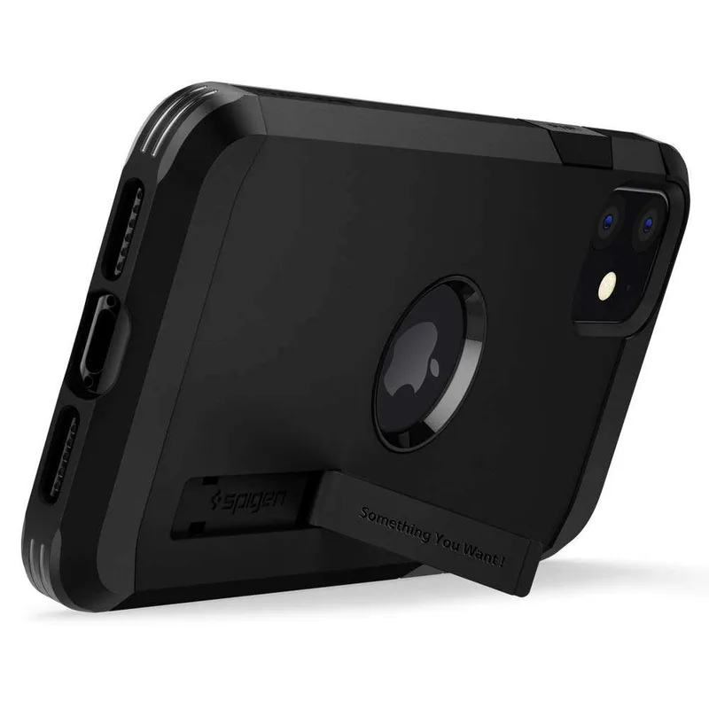 Spigen iPhone 11 Skal Tough Armor Svart