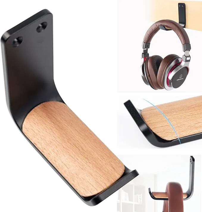 Väggmonterat headset hängare hållare stativ