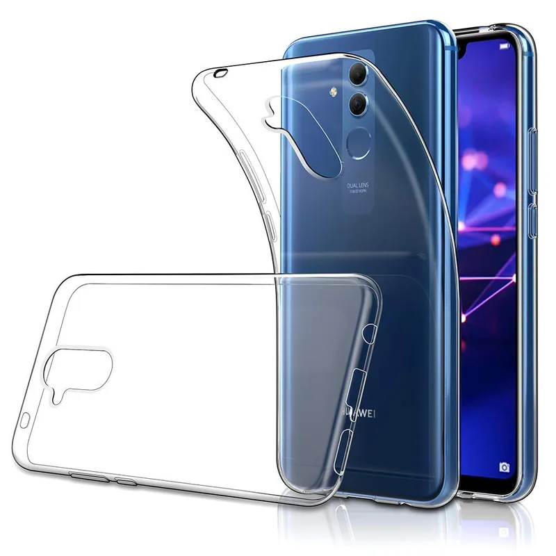 Transparent TPU-skal för Huawei Mate 20 Lite
