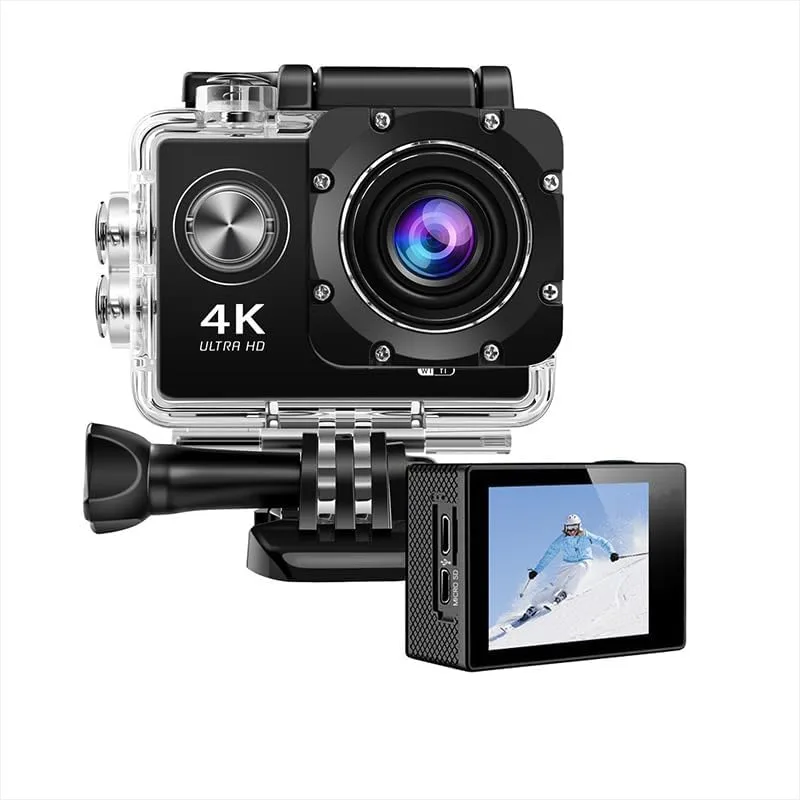 Action Camera 4K HD Video, 16 MP Underwater Camera