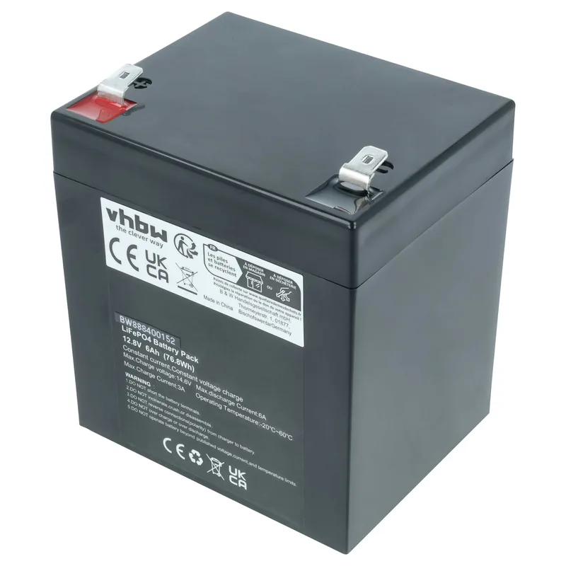 vhbw 2 x batteri ersättning för APC RBC44, RBC43, RBC140