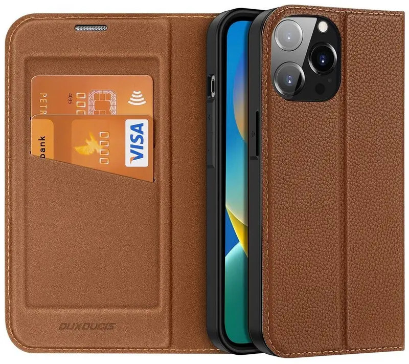 Dux Ducis iPhone 14 Pro Plånboksfodral Skin X2