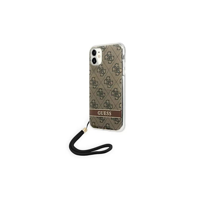 Guess iPhone 11 Skal Hårt Fodral Brun