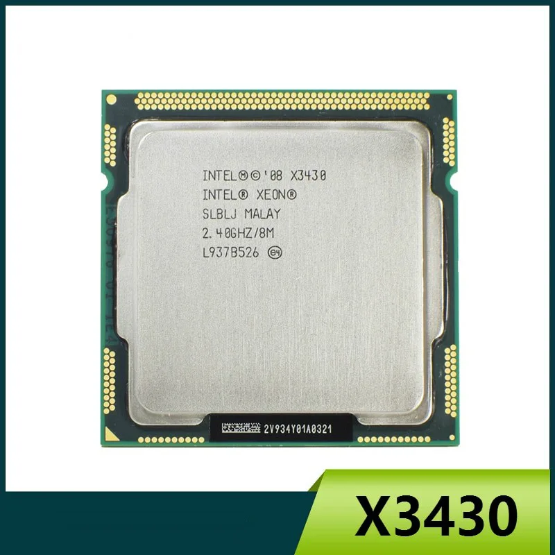 Intel Xeon Xeon® Processor X3430 (8M cache, 2,40 GHz) – processorer (2,40 GHz)