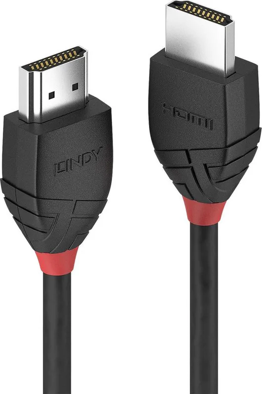 LINDY HDMI-anslutningskabel 0,50 m 36470 svart [1 x HDMI-kontakt – 1 x HDMI-kontakt]