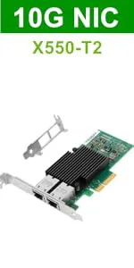 Vogzone för Intel X550-T2 10Gb Ethernet