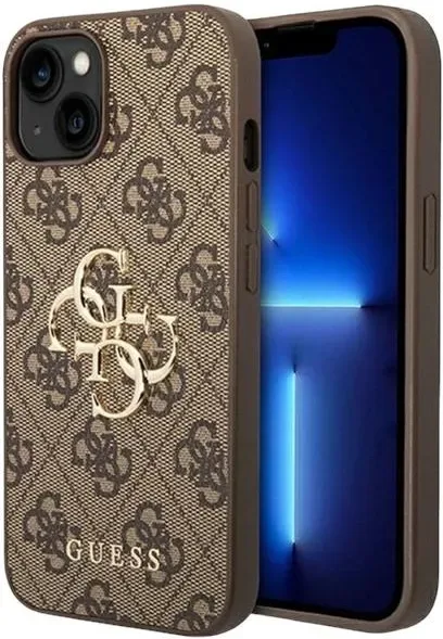 Guess iPhone 13 Skal Big Logo Brun