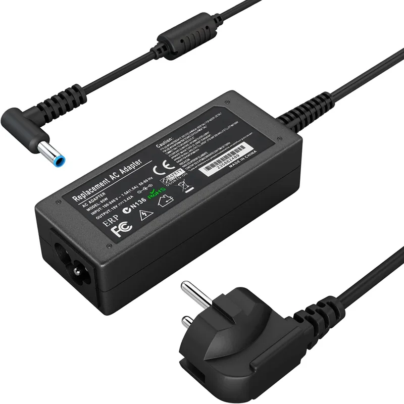 65W 45W Laddare för HP Pavilion x360 11 13 14 15 17, Elitebook 840 850 G5, ProBook 450 G8 G9, Zbook 14u G4, Envy Smart 19,5V 3,33A Laptop Charger Note