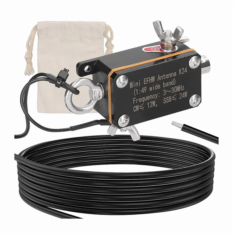 Kortvågsantenn 3–30 MHz mini-EFHW-antenn
