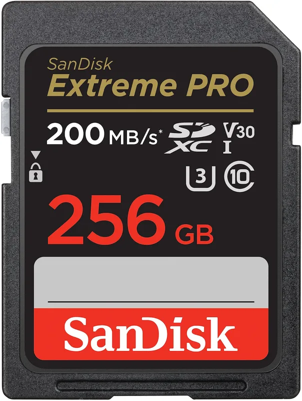 SanDisk 256 GB Extreme PRO SDXC-kort + RescuePRO Deluxe