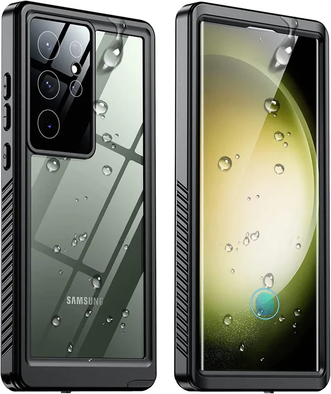 EASSGU TPU silikon telefonfodral för Samsung Galaxy S23 Ultra 5G (6,8 tum)