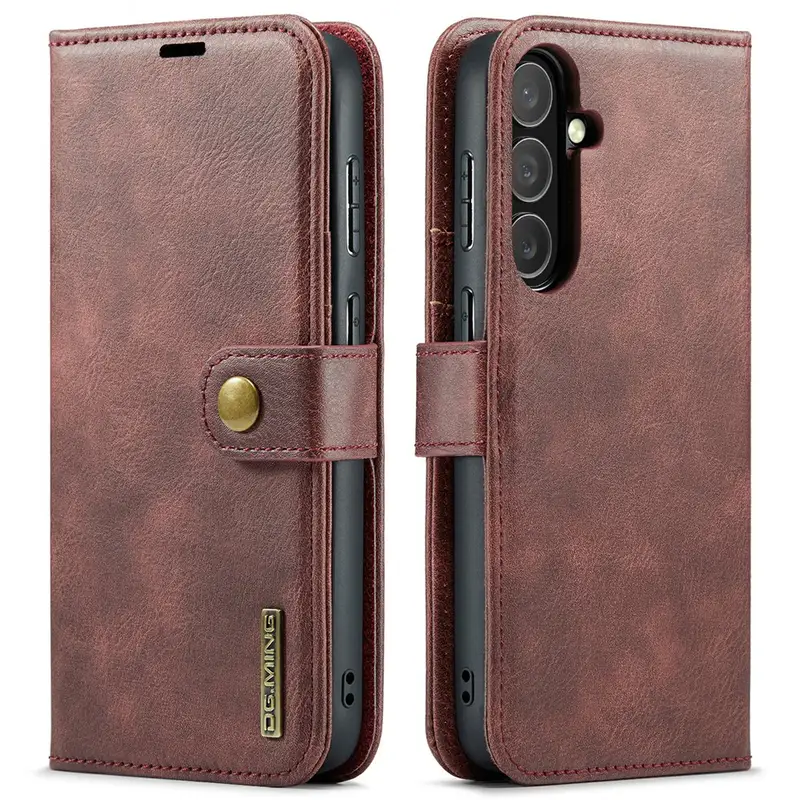 DG Ming Samsung S25 2-i-1 Magnet Plånboksfodral