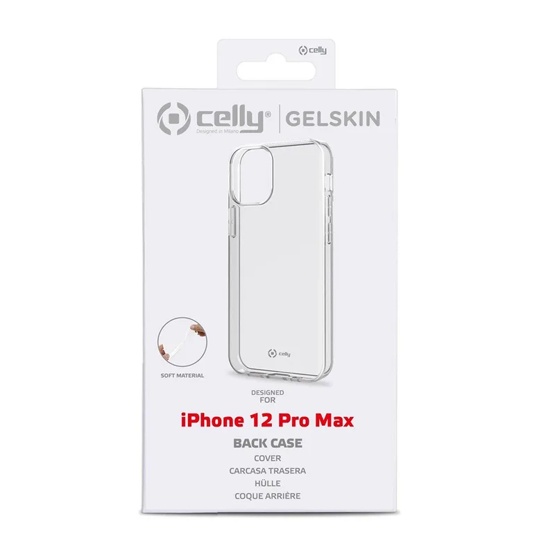 Celly Gelskin iPhone 12 Pro Max Transparent
