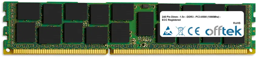 OFFTEK 1GB RAM-minne 240 Pin Dimm