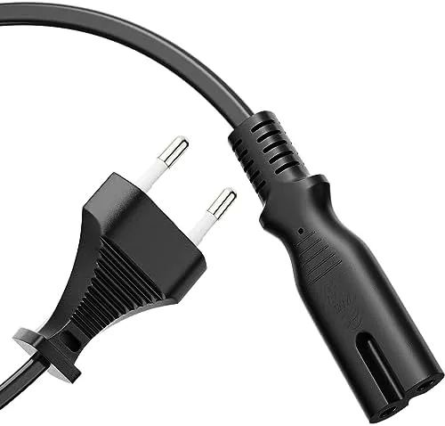 Maclean MCE72 strømstik adapter Type C (eurostik) Type G (UK) Sort