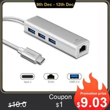 LogiLink UA0422 – USB (typ A och typ C) till RJ45 nätverksadapter 2,5 G
