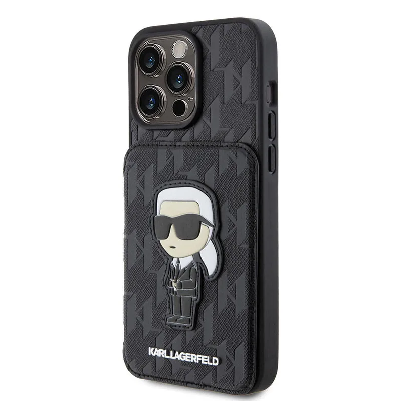 Karl Lagerfeld Mobilskal till iPhone 15 Pro Korthållare