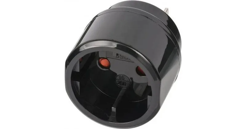 Brennenstuhl 1508450, Typ C (Europlug), Typ A, 250 V, 16 A, Svart, Blåsa