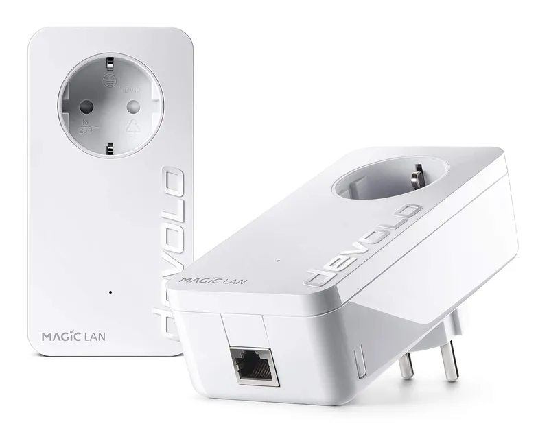 Devolo Magic 2 LAN Triple 08510 Uttagsadapter, Vit
