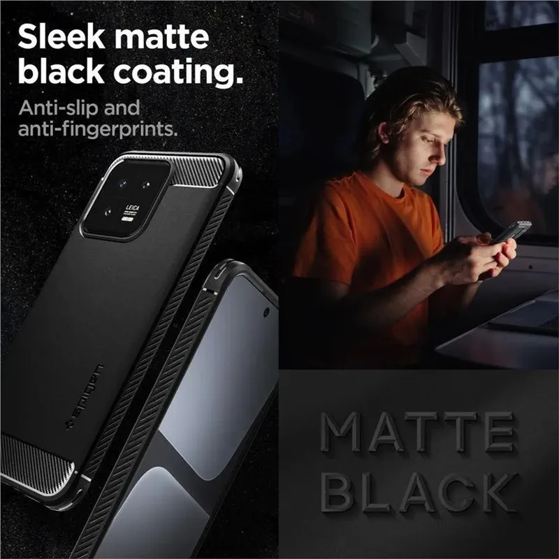 Spigen Xiaomi 13 Skal Rugged Armor matt svart
