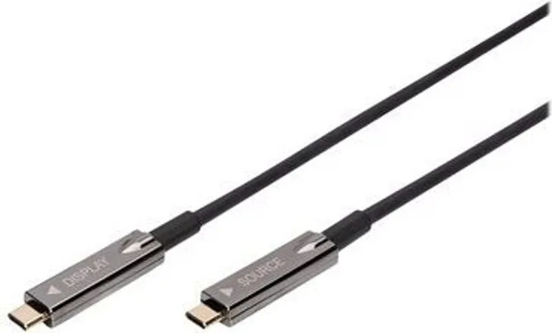 DIGITUS - USB-kabel - USB-C (hane) till USB-C (hane) - DisplayPort 1.2