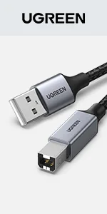 UGREEN USB 2.0 A till USB 2.0 B Skrivarkabel