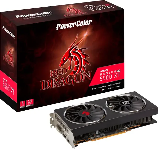 PowerColor Radeon RX5500 XT grafikkort
