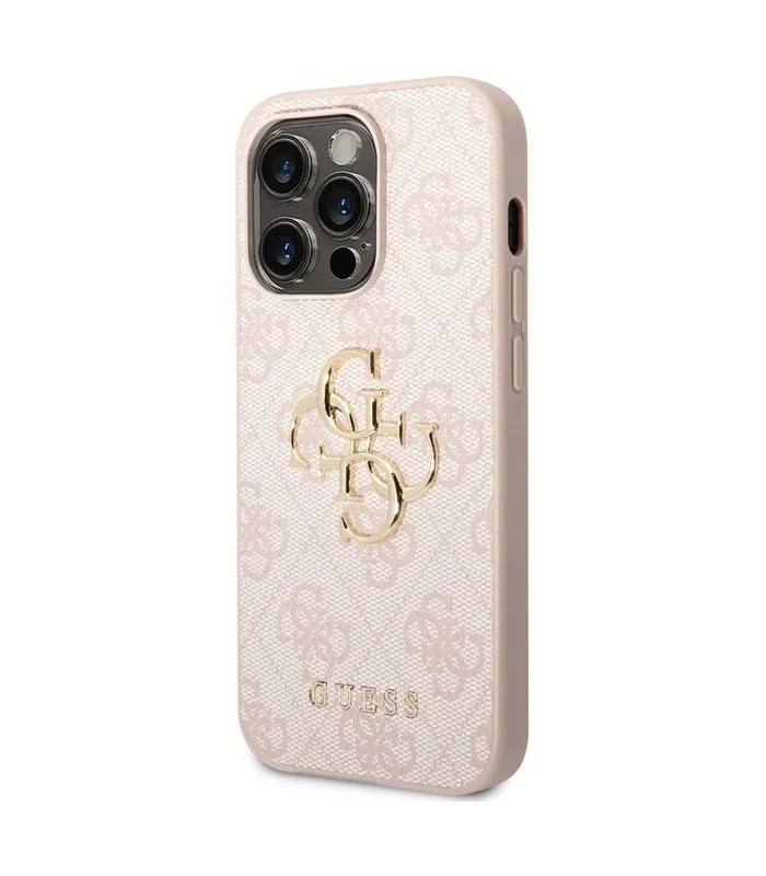 Guess PU 4G metalllogotyp fodral iPhone 14 Pro Max