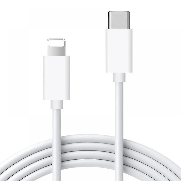 3M 2-pack iPhone laddningskabel lång Apple laddningskabel original, USB A till Lightning-kabel snabbladdningskabel för iPhone 14 13 12 11 Pro/Pro Max/