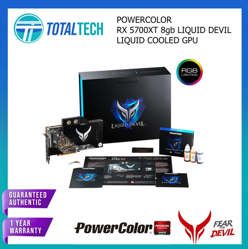 PowerColor RX 5700XT Liquid Devil grafikkort