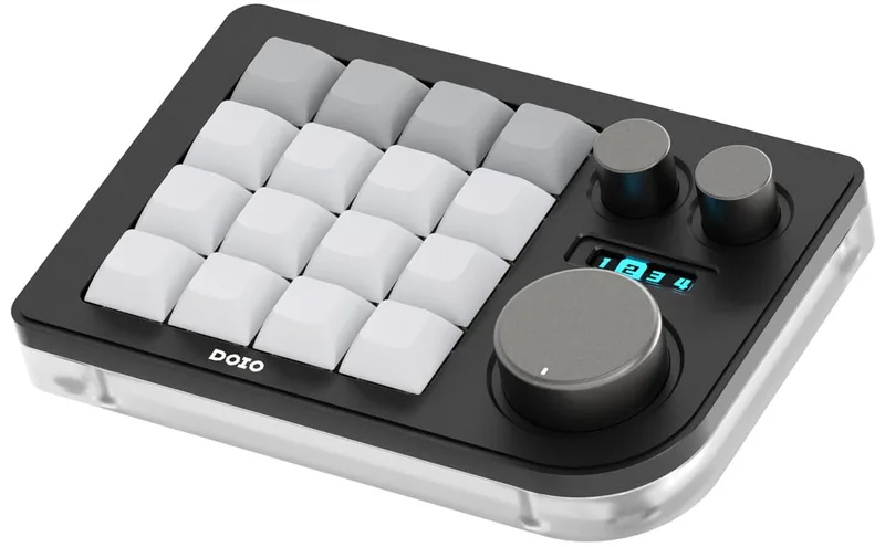 Makro Pad, Macro -tangentbord, Programmerbar Knappsats Anpassad, 16 Key Mini Mechanical Gaming -tangentbord