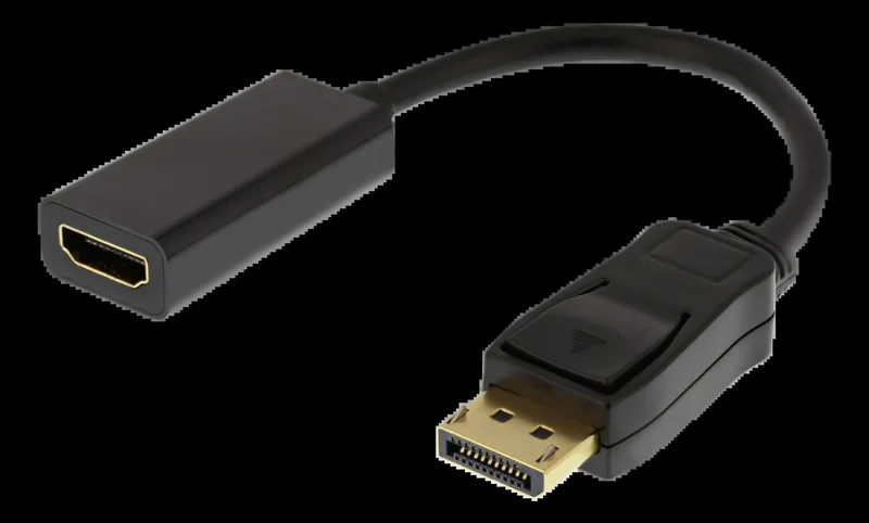 NÖRDIC HDMI förlängningskabel 1m hane till hona svart 4K 30Hz 10,2 Gbps HDMI 1.4 HDMI High Speed WITH ETHERNET