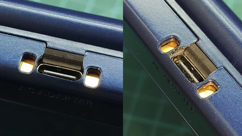 USB C-laddningsport för 3DS/3DS XL