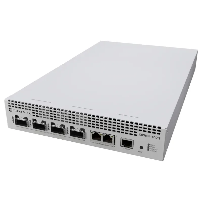 Mikrotik CRS804-4DDQ-HRM nätverksswitchar 10G Ethernet